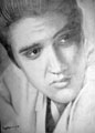 Drawing Lyijykynty piirrustus Elvis Presley