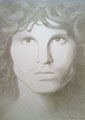 Drawing Lyijykynty piirrustus Jim Morrison